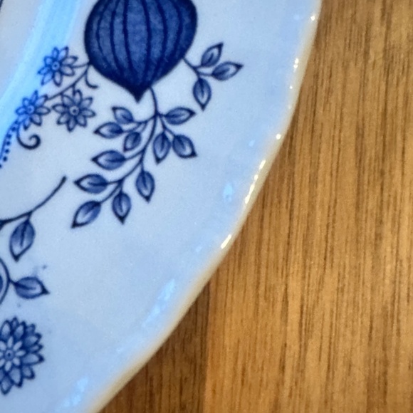 Vintage Blue Heritage by Wedgwood BLUE ONION Dinner Plate 10" - Picture 3 of 4